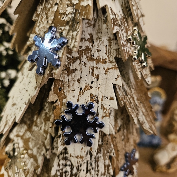 3 Decorative Trees 12"×5" & 12"×4" - Picture 4 of 8